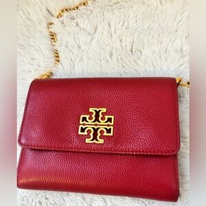 Tory Burch red crossbody bag